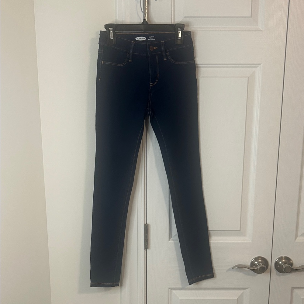 Old Navy Midnight Blue Skinny Jeans - Girls Size 12